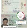 Bangladesh new passport template in PSD format (Machine Readable Passport) since April 2010