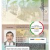 Dominica passport template in PSD format at the best price, with fonts