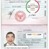 Donetsk People’s Republic passport template in PSD format, fully editable
