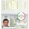 Eritrea passport template in PSD format, fully editable
