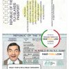 Fiji passport template in PSD format, with fonts
