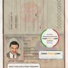 Germany passport template in PSD format, fully editable, with all fonts (till March of 2017)