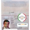 Greece passport template in PSD format, fully editable