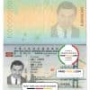 Hong Kong passport template in PSD format, fully editable