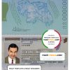 Ireland passport template in PSD format, fully editable, with all fonts