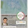 Ireland passport template in PSD format, fully editable, with all fonts
