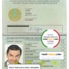 Kazakhstan passport template in PSD format, fully editable, with all fonts
