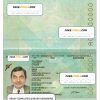Kazakhstan passport template in PSD format, fully editable (2009 – present)