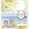 Kenya passport template in PSD format, fully editable (2017 – present)