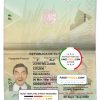 Salvador passport template in PSD format, fully editable