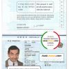 South Korea passport template in PSD format, fully editable