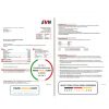Austria EVN electricity utility bill template in Word and PDF format, language German (5 pages)