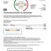 Austria Verbund Austrian Power Grid utility bill template in Word and PDF format