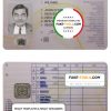 Austria driving license template in PSD format, fully editable scan effect
