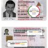 Bangladesh driving license template in PSD format, completely editable, version 1