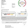 Belgium Scarlet utility bill template in Word and PDF format (.doc and .pdf)