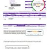Belize Water Services Limited utility bill template in Word and PDF format