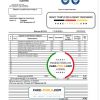 Bulgary Ситигаз gas utility bill template in Word and PDF format