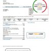 Canada Alberta Spark utility bill template in Word and PDF format