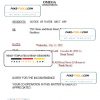 Canada Ontario Omega Contractors Inc. water utility bill shut off notice, Word and PDF template