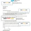 Canada Saskatchewan Strasbourg Water Security Agency water utility shut off notice, Word and PDF template