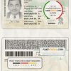 Canada province Saskatchewan driving license template in PSD format , fully editable