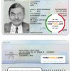 Czech driving license template in PSD format, fully editable, + editable PSD photo look