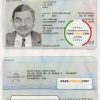 Czech driving license template in PSD format, fully editable, + editable PSD photo look