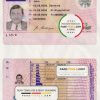 Denmark driving license template in PSD format, fully editable