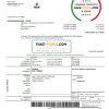 Finland Fennia Insurance company bill template in Word and PDF format