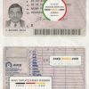 Finland driving license template in PSD format, fully editable