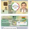 Ghana ID template in PSD format, fully editable, with all fonts