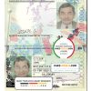 United Kingdom of Great Britain and Northern Ireland passport template in PSD format, fully editable scan effect