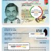 Hungary ID template in PSD format