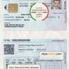 India Union driving license template in PSD format, fully editable