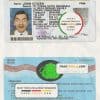 Indonesia driving license template in PSD format, fully editable