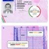 Italy driving license template in PSD format, fully editable
