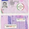 Italy driving license template in PSD format, fully editable