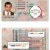 Latvia driving license template in PSD format, fully editable