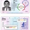 Lebanon driving license template in PSD tormat, fully editable