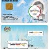 Malaysia ID template in PSD format, fully editable, with all fonts