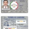 Mongolia driving license template in PSD format, fully editable