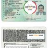 Mozambique driving license template in PSD format, fully editable