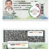 Namibia driving license template in PSD format, fully editable, with all fonts