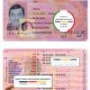Netherlands driving license template in PSD format, fully editable, with all fonts