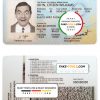Philippines driving license template in PSD format