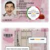 Poland driving license template in PSD format, fully editable, 2019 – present