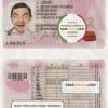 Poland driving license template in PSD format, fully editable, 2019 – present
