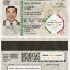 Puerto Rico driving license template in PSD format, fully editable