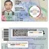 USA Alaska state driving license template in PSD format, with all fonts
